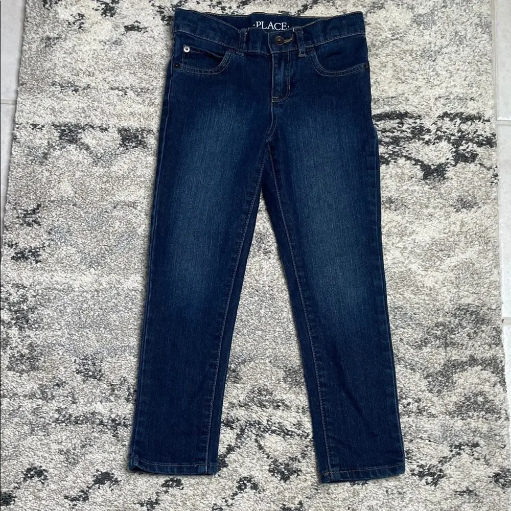 Children’s Place little girls size 6 Dark Blue Skinny Jeans